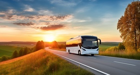Group transportation motorcoach to Denver airport in Golden, CO 